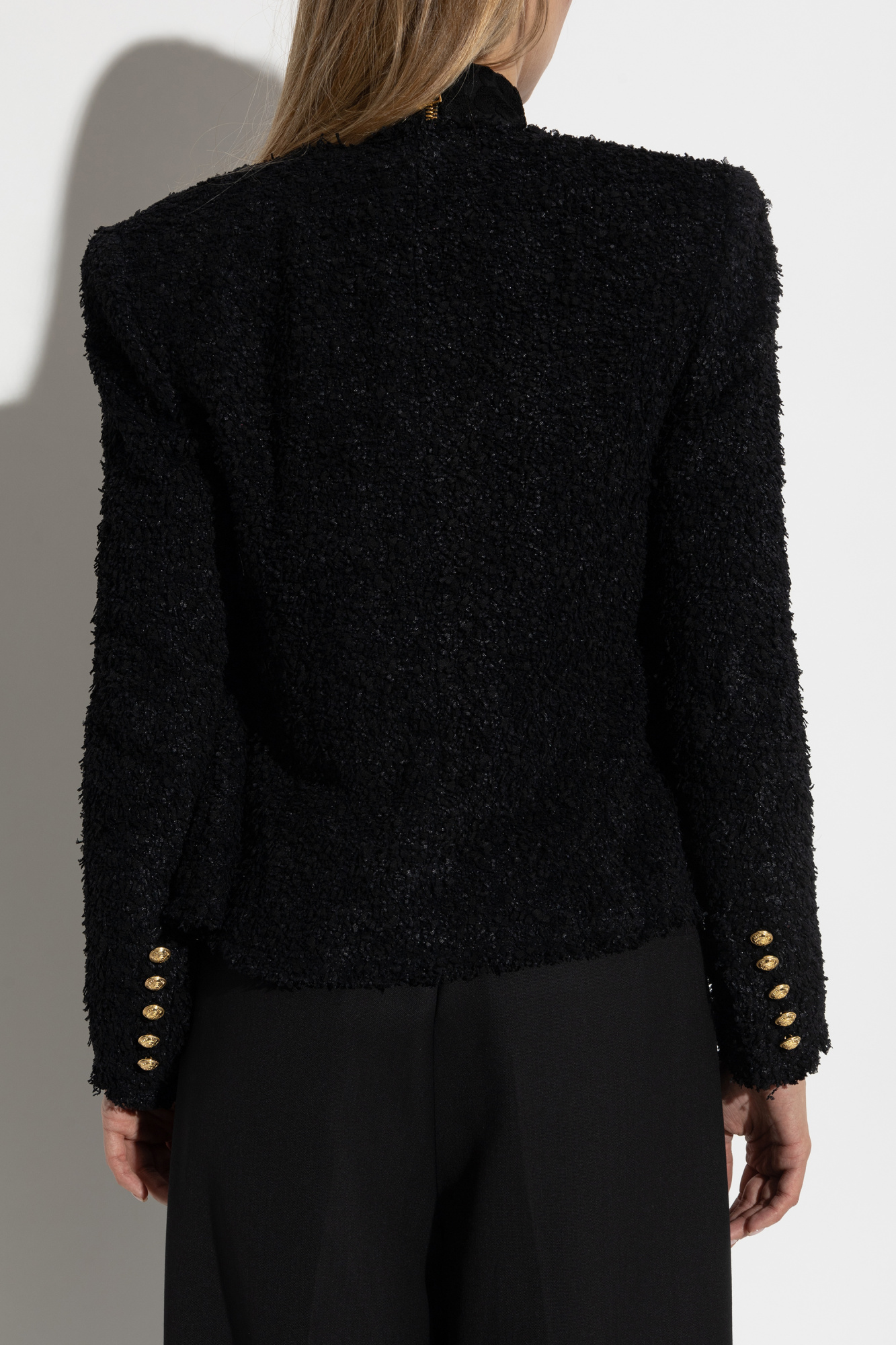 Black Tweed blazer Balmain - Vitkac Canada
